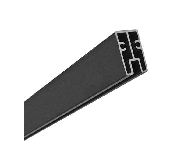 Aluminium-Querträger oben, 1820mm Anthrazit für WPC-Zaunbretter